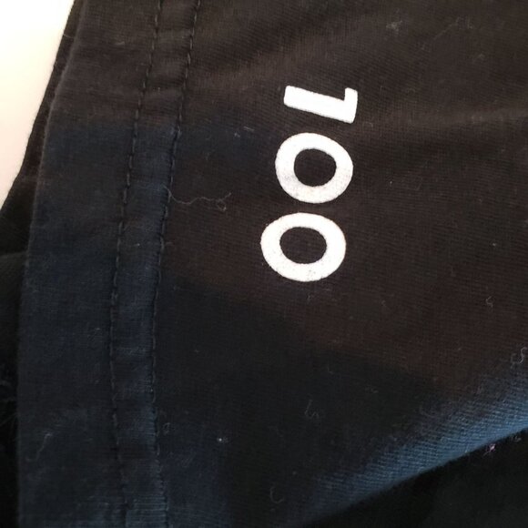 Peloton Century Club Unisex T-shirt black and white, size Medium - Picture 5 of 6